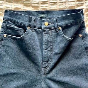Express Black Mom Jeans